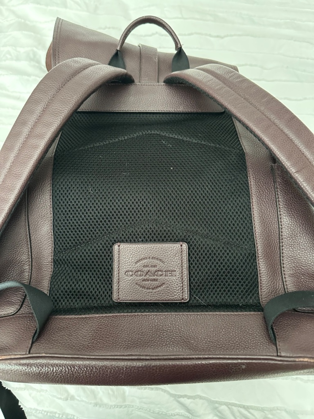 Coach Leather Backpack - Picture 6 of 8